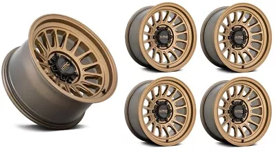 17 Kmc Impact Bronze Wheels Rims Km724 Fit Wrangler Gladiator Jeep 5x127 5x5 5 • $1525