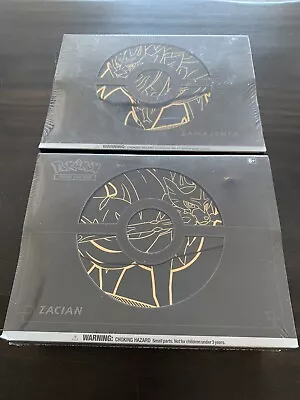 $150 • Buy Pokemon Sword & Shield Zacian And Zamazenta Elite Trainer Box Plus ETB PAIR