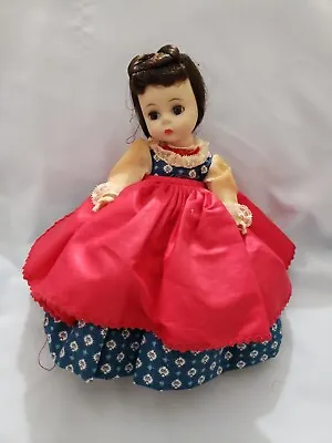 Vint. 1950's Madame Alexander Kins Jo Little Women Doll Bent Knee  8” Rare Dress • $40.50