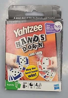 Yahtzee Hands Down Card Game Family Ages 8+ 2009 By Hasbro Gaming - New • $9.95