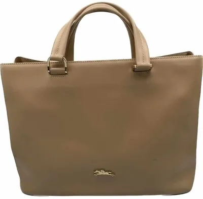 Longchamp Leather Beige Bag • $50