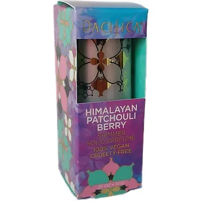 Pacifica Himalayan Patchouli Berry Shimmer Solid Perfume .25oz Brand New In Box • $25.99