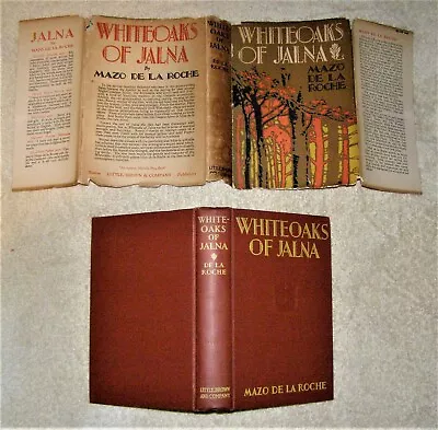 WHITEOAKS OF JALNA By Mazo De La Roche 1929 Second Printing Family  HC DJ • $16.95