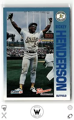 1992 Fleer 7-Eleven/Citgo The Performer #17 Rickey Henderson • $1.19