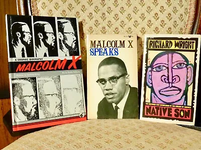 Malcolm X • Graphic Biography & Grove Collectable • Richard Wright • Native Son • $18