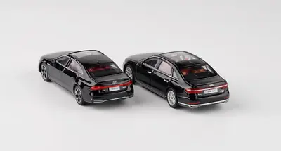 CR JKM 1:64 Black A8L A7L Horch Luxury Sedan Sports Model Diecast Metal Car • $24.99