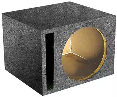 Q Power SB10V Single 10  Vented Car Subwoofer Box • $46.78