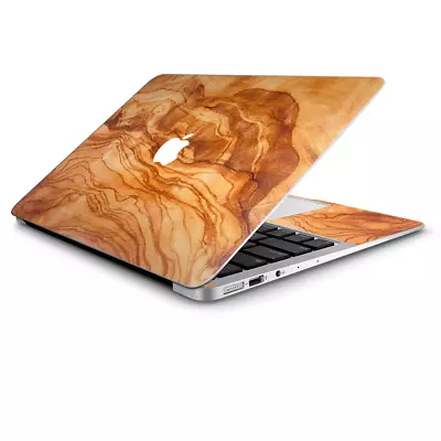 Skin Wrap For Macbook Air 11 Inch  Marble Wood Design Cherry Mahogany • $14.98