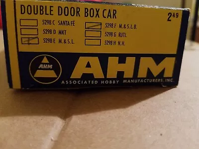 HO Scale AHM Box Car Minneapolis & St. Louis M&StL #5298 • $6.90