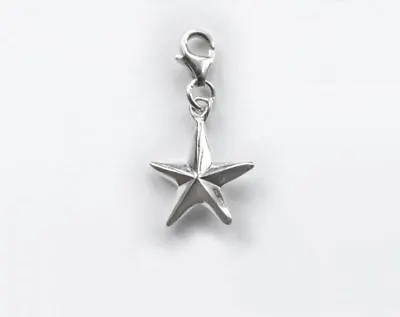 Sterling Silver Charm - Tales From The Earth - Star - With Presentation Box • £18