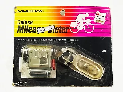 Vintage Murray Deluxe Bicycle Mileage Meter Fit 26/27 Inch Bikes (BRAND NEW) • $13.99