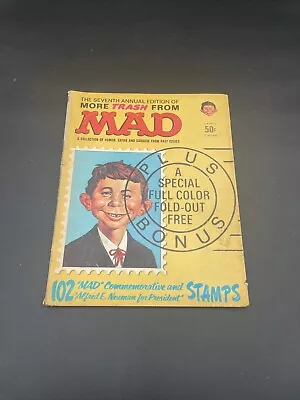 Vintage 7th Annual Edition Of More Trash From MAD Magazine 1964 With Stamps MR • $20