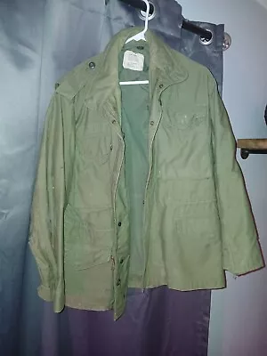 VINTAGE US Army Jacket Mens Small Short Green Cold Weather Field OD M65 60s 70s • $25