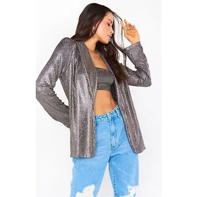 Show Me Your Mumu Felix Metallic Blazer NWT Size Medium • $50