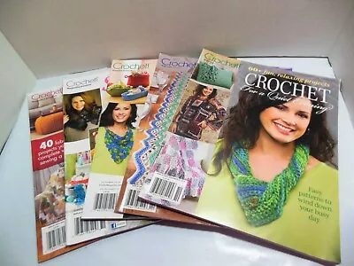 $28.45 • Buy Crochet Magazine LOT Annies Crocheting Patterns Projects Scraps Seamless In Snap