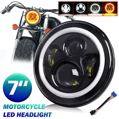 7  H4 LED Headlight Headlamp Motorcycle Universal Fit CLASSIC NORTON BSA TRIUMPH • £26.79