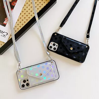 For OPPO Crossbody Wallet Case Strap Card Bag Stand Phone Cover Back Hot Fashion • $10.52