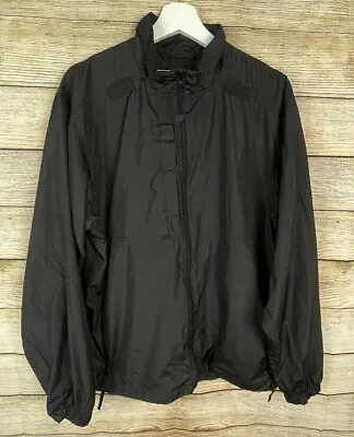 5.11 Tactical Jacket Mens Medium Black Windbreaker Lightweight Full Zip Packable • $28