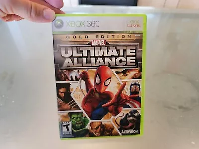 Marvel Ultimate Alliance Gold Edition Xbox 360 (FOR PARTS READ!) • $80