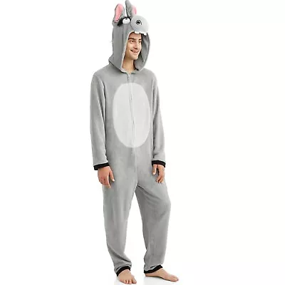 Jump Suit Costume  Sleepwear Fleece Donkey Suit Men's Large  Halloween Costume • $12