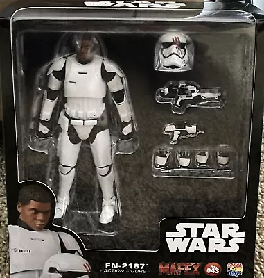MAFEX 043 FN-2187 (FINN AS STORMTROOPER) Star Wars 6” Collectible Action Figure • $70