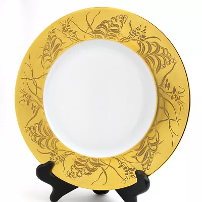 Khazard Gold By Jean Louis Coquet Limoges 10 5/8  Large Dinner Plate(s) • £217.16