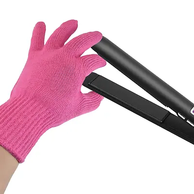 FOHOLA 1 Pcs Professional Heat Resistant Gloves For Hair Styling Heat Proof For • £5.16