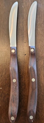 $48.99 • Buy 2 Vtg Cutco # 59 Steak Table Knives 3 1/2  Smooth Edge Blade Knife Set Lot