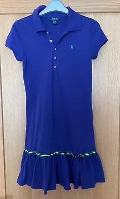 £14.99 • Buy Polo Ralph Lauren Girls Sporty Cotton Dress Sz 12 -14 Years L