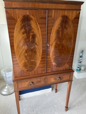 £199 • Buy Flame Mahogany Drinks Cabinet