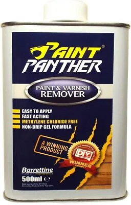 £11.49 • Buy Barrettine Paint Panther Paint & Varnish Remover 500ml