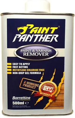 Barrettine Paint Panther Paint & Varnish Remover 500ml • £13.98