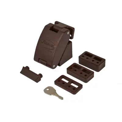 Jackloc Titan Folding Window Restrictor Brown • £34.61