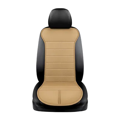 1Pc PU Car Heated Seat Cover Cushion Warmer Pad Winter Warming  Beige Universal • $37.70