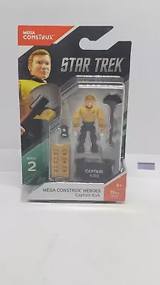 Star Trek Mega Construx Captain Kirk Figure Series 2 • $9.99