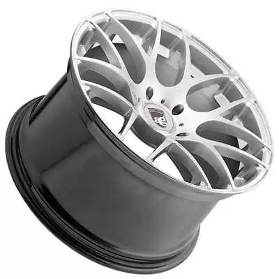 4ea 20  Staggered Avant Garde Wheels Ruger Mesh Liquid Silver Rims (S6) • $2296