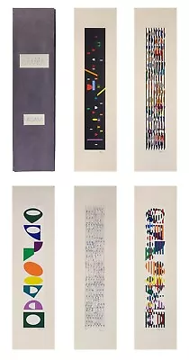 Yaacov Agam  Time Change  1980 | Suite Of 5 Hand Signed Serigraphs | Gallart • $3465