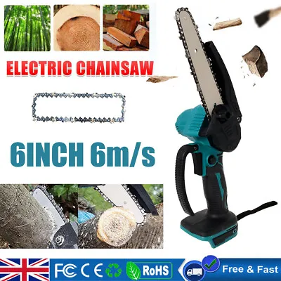 For Makita Electric Cordless 6  Chainsaw One-hand Saw Wood Pruning Cutter Body  • £17.43