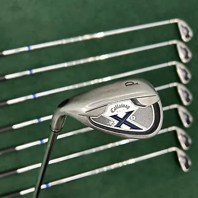 Callaway X-20 Tour 3-PW Iron Set LH Steel Shaft Uniflex • $289.99