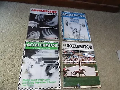 RARE NASCO GM HOLDEN HQ GTS ACCELERATOR MAGAZINE X 4 No 2 No 3 No 7 No 7 . HQ • $95