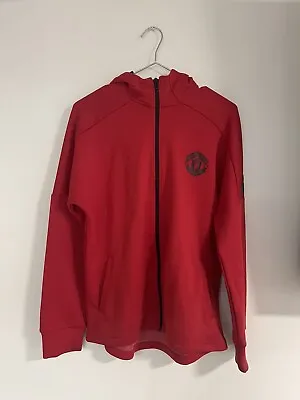 Adidas Full Zip Hoodie - Manchester United F.C. Red Youth XL • $25