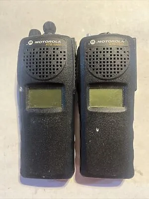 Lot Of 2 Motorola XTS1500 H66UCD9PW5AN 800 Mhz P25 Digital Radios Untested • $65.44