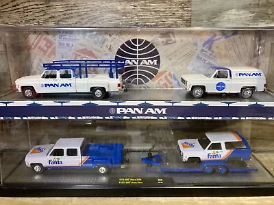 M2 Auto Haulers R66 Pan Am 1973 GMC Sierra 3500 & GMC Sierra +Fanta 3500 *READ* • $59.98