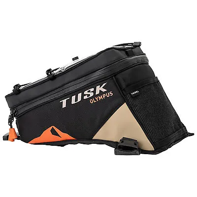 Tusk Olympus Tank Bag Large Black/Tan Motorcycle Adventure Enduro 1930890005 • $104.98