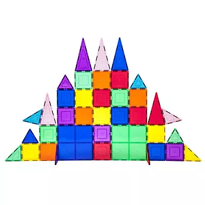 PicassoTile 61 Piece Magnetic Building Tiles Set PT61 • $25.99