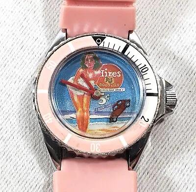 Vintage Wind-up Hires Root Beer Advertising Animated VW Beetle Character Watch • $39.99