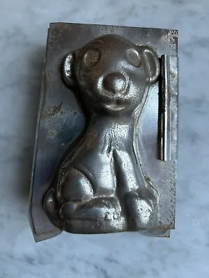 Vintage Dog Puppy Character Chocolate Candy Fondant Metal Tin Mold Free Shipping • $54.99