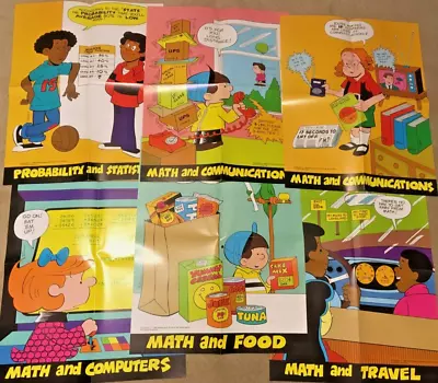 7 Classroom Math Posters For Elementary  Middle School Classroom - 17X22 In • $27