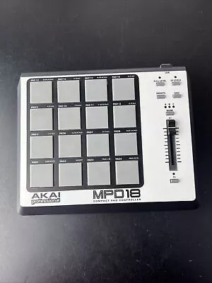 AKAI Professional MPD18 Compact USB MIDI Pad Controller • $29.99