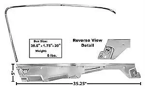 Mustang Door Glass Window Frame Kit Fastback LH 1965 - 1966 - Dynacorn • $219.95